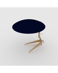 Blue wooden Lamp