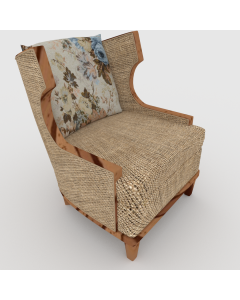 Wooden sofa