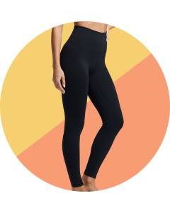 Red High Waist Capri Leggings